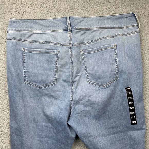 Torrid Jeans Womens 22R Jeggings Light Wash HIgh Rise Denim Stretch - Picture 14 of 16